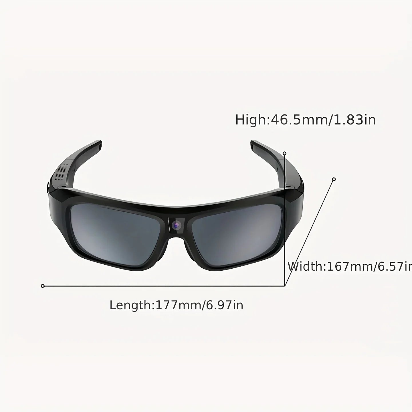 4K HD Smart Glasses with Mini Camera - Perfect for Cycling and Outdoor Adventures!