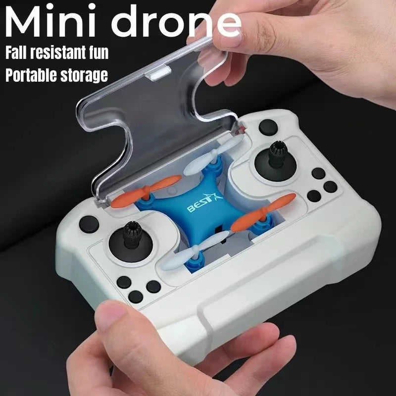 Mini Drone Quadcopter - Fun Remote Control Aircraft for Kids with Fixed Height Feature