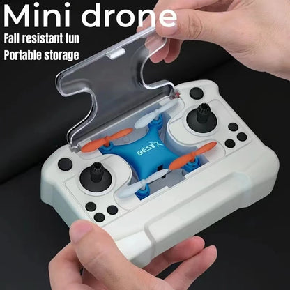 Mini Drone Quadcopter - Fun Remote Control Aircraft for Kids with Fixed Height Feature